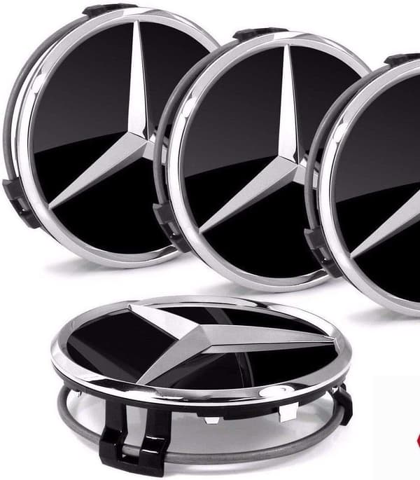 【NX】4x Benz Navkapsler/Hjuldeksler Navkapsler-FF-