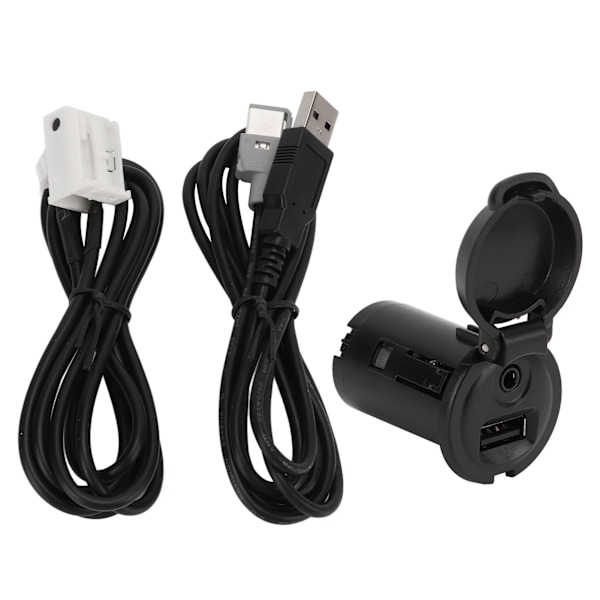 Stereoadapter USB-kontakt Tilkoblingskabelsett Erstatning for Peugeot 206 207 307