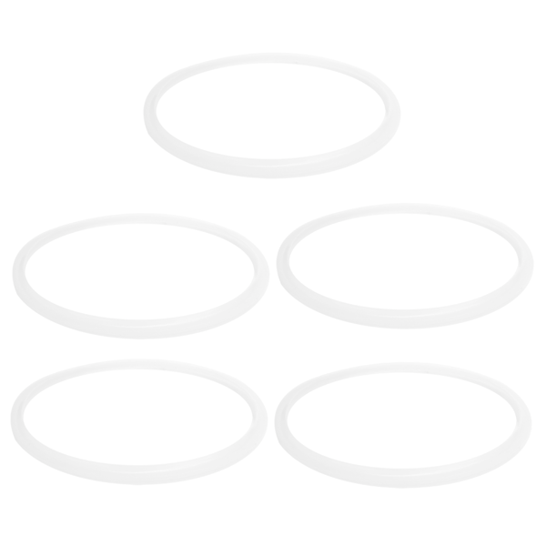 5 stk trykkogerpakninger klar universal rustfrit stål trykkoger pakninger O-ring 22 cm