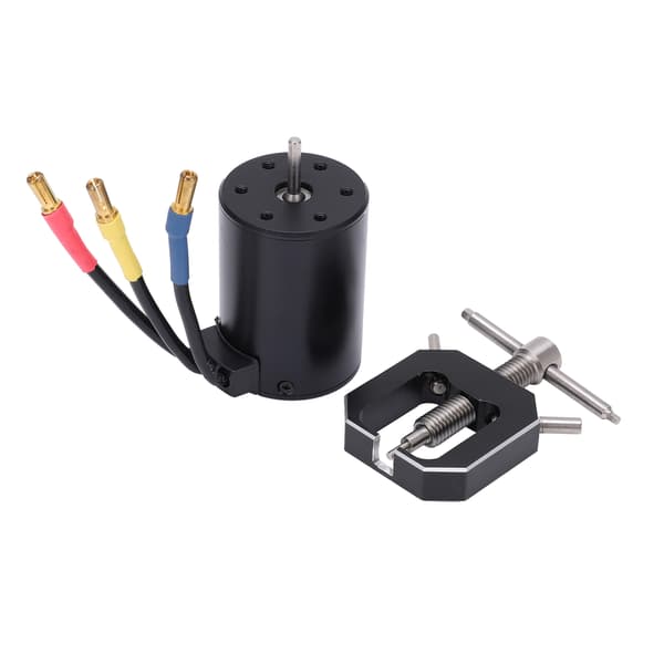 3650 3500KV Børsteløs Motor Gear Puller Traktor Sæt Opgradering Vandafvisende til 1/10 1/8 RC Bil