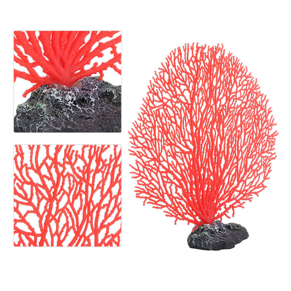 Mini Kunstig Simuleret Korallplante Ornament til Akvarium Fisketank Landskabsdekoration