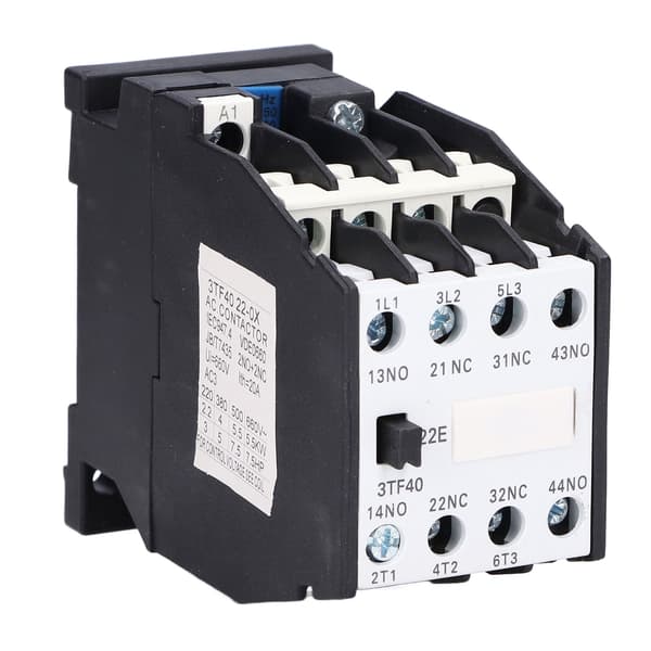 AC Kontaktor Controller 220V 50Hz 9A 2NO+2NC DIN Skinne Tilbehør til Automatisk Kontrol
