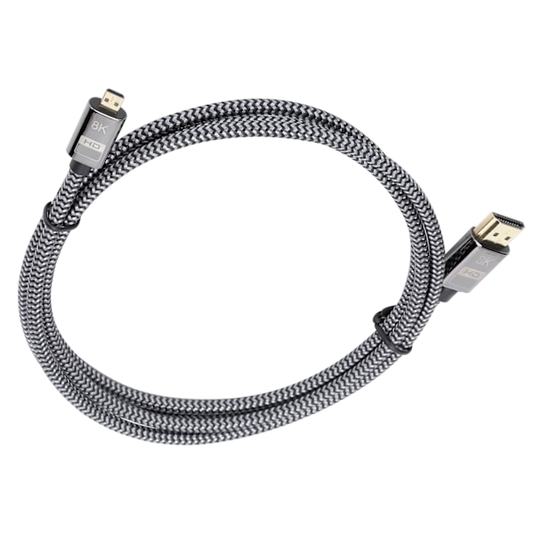 Mikro HDMI til HDMI HD Video Flettet Nettilbehør til Computerforbindelse 1 meter