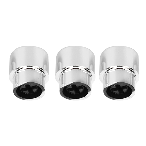 3 stk Bryterhette Knapper Plast Komfortabel Funksjonell Push Pickup End Instrumenttilbehør