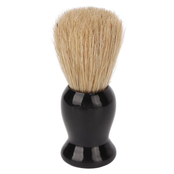 Skægbørste Multipurpose blank sort farve Lettskummende Syntetisk mænds barberkost til hjemme salon rejser
