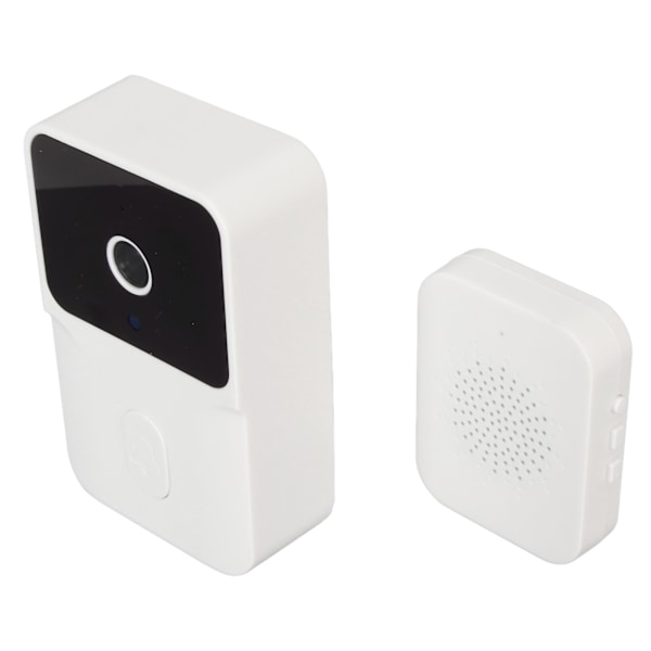 WIFI Video Dörrklocka HD 1080P IR Night Vision Fjärrkontroll Visual Intercom Doorbell for Home White