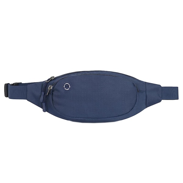 Outdoor Sports Fanny Pack, One Shoulder Messenger Bag Dark blue