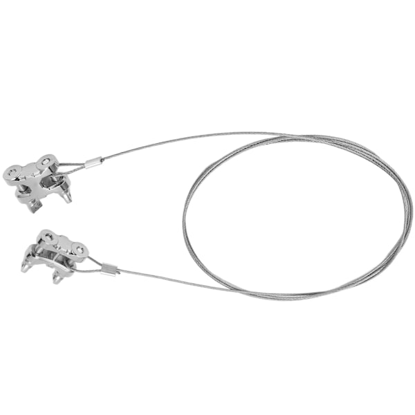 RC dragrep Kit Simuleringssläp kedja dragrep med stötfångare dragkrok för 1/10 RC bil lastbil CrawlerSilver