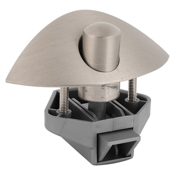 Lådknapplås Skåpdörr Trycklåsning för Marine Boad RV 12‑25mm Träskåpsdörr Borstad Silver