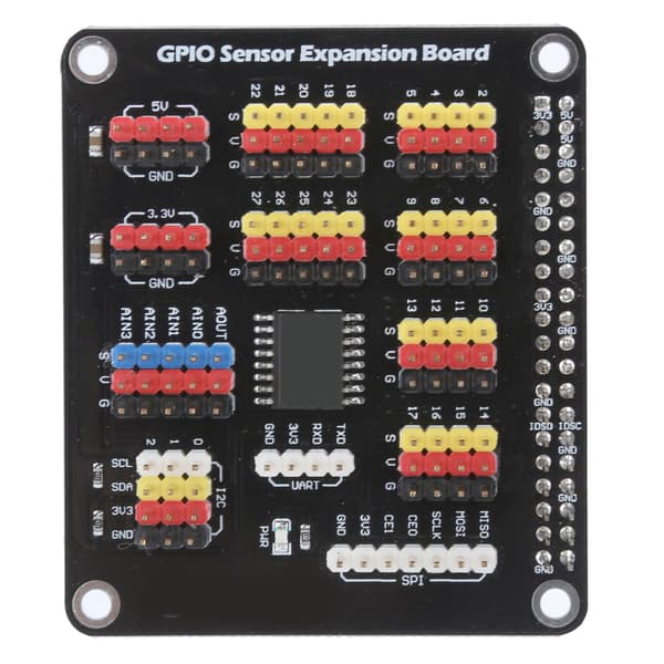 【NX】AD/DA utvidelseskort digital-analog konvertering spenningsdeteksjon for RaspberryPi 4B/3B+