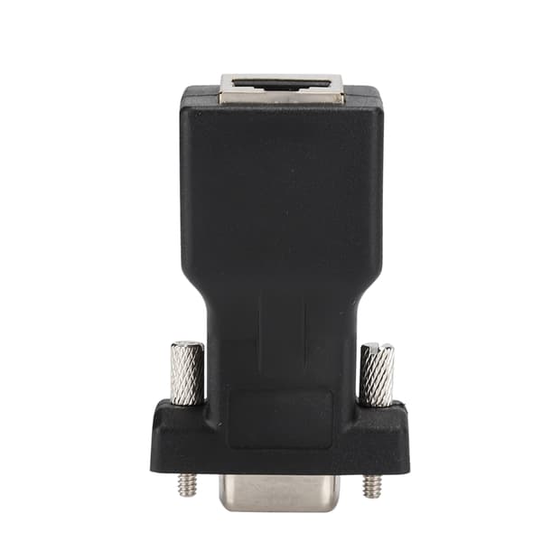 2 STK Tyk Legering DB9 Hun til RJ45 Analog 720 1080I 1080P Adapter Konnektor til Computere