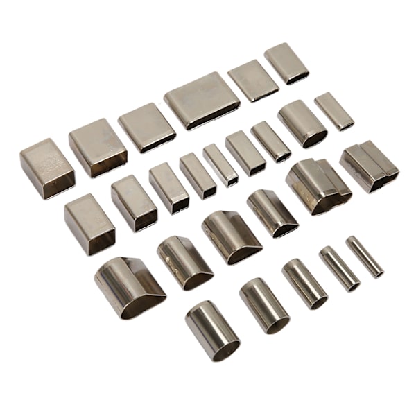 26 Shape Hollow Punch Cutter Set Höghastighetstål Läder Die Cutter Hollow Punch Cutter Tool för gör-det-själv läderhantverk