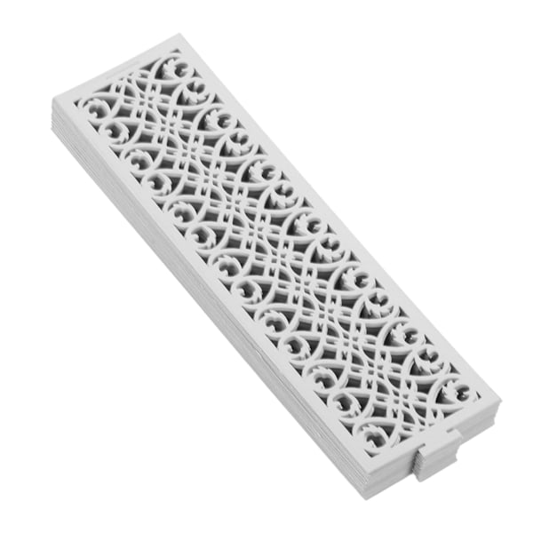 50st Servettring Serviettring ihålig Utsökt papper Minimalistisk Servietthållare Spänne för Bröllop Jul Silver