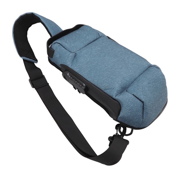Sling Bag Vattentät Stöldskydd med Kombinationslås Anti Scratch Sport Enkelaxel bröstväska Grön