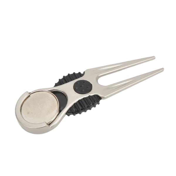 【NX】Golf Divot Tool Avtakbar Markør Multifunksjonell Bærbar Sink Legering Divot Tool Reparerende Tilbehør
