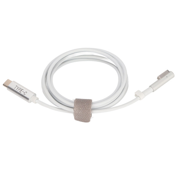 Type-C magneettiseen T:lle Macbook Type-C uros Magsafe 2 45W PD pikalataus PVC-latauskaapeli Ensimmäinen sukupolvi