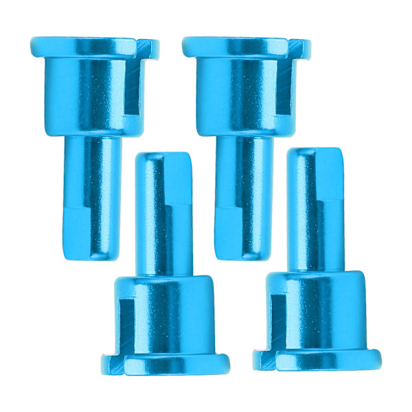 4 stk RC Differensialkopp, Slitesterk og Holdbar Aluminiumslegering Differensialkopp-Koblinger for Fjernstyrt Bil Blå