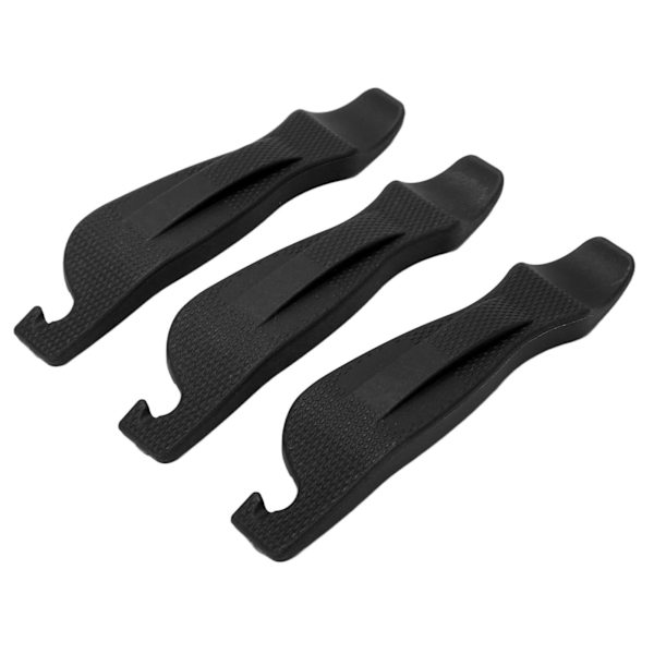 3 stk. Cykel Dæk Afbryderstang Nylon Dæk Løftestang Anti Slip Høj Hårdhed Cykel Dæk Løftestang Reparationsværktøj Sort