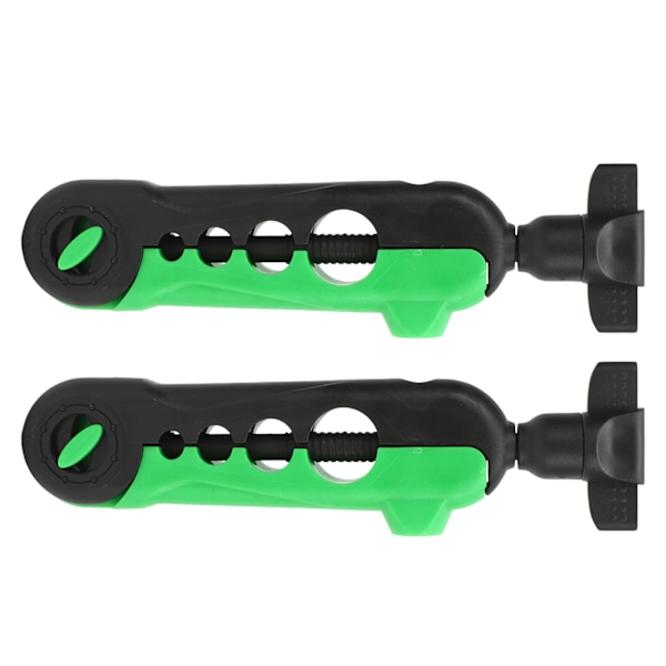 2 stk. Mini Line Spooler Bærbar Justerbar Fiskesnøre Spooler Fiskesnøre Winder Maskine Mini Spolereel Tilbehør Sort Grøn