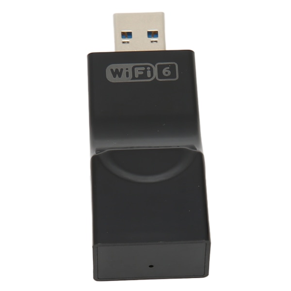 USB WiFi 6-adapter 2.4 5.8G Dubbelbands WPA3-kryptering 1800 Mbps WiFi-adapter med 2 2dBi-antenner för PC för Windows 11 10