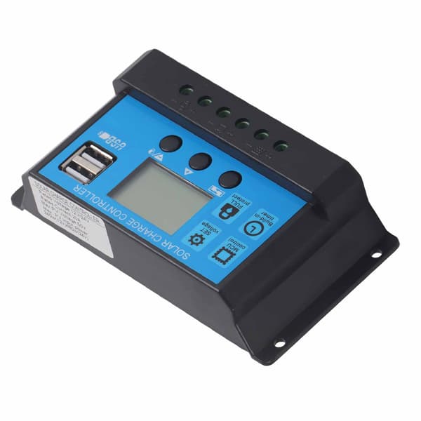 【NX】20A 12V 24V 2-veis MOS Solar Ladekontroller PWM 3-trinns Batteriregulator Solcellepanelkontroller
