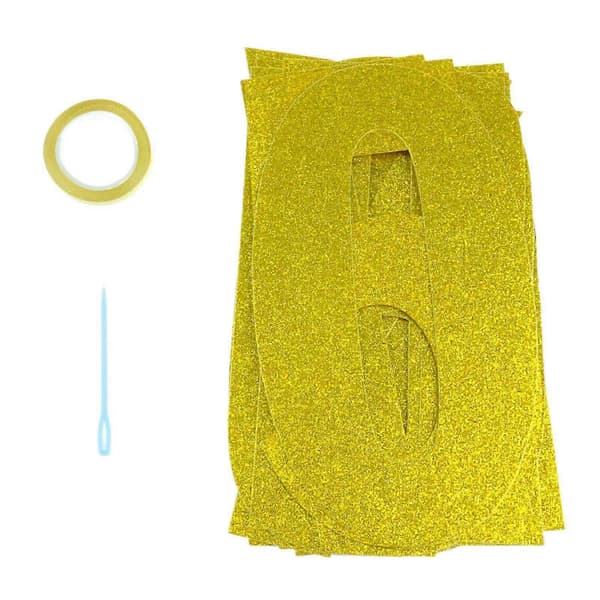 1 stk 50-årsdekorasjonsbanner - gull