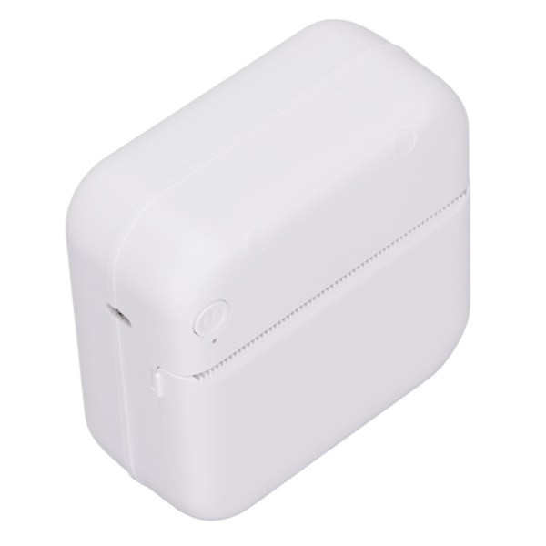 Bærbar Printer 200DPI Ergonomisk Design Trådløs Forbindelse Termisk Papir Ingen Blæk Mini Printer til Hjemmekontor Blå