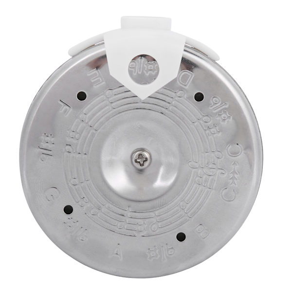 Sirkelformet Metall Instrument Stemmestemmer Kromatisk Pitch Pipe Tone for fiolin
