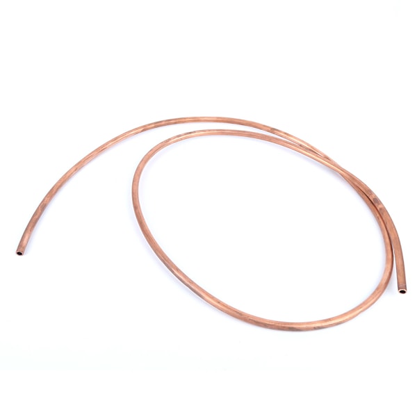 2m C1100 T2 Kobberrør Slange for Kjøleskap Aircondition OD 10mm / ID 8mm