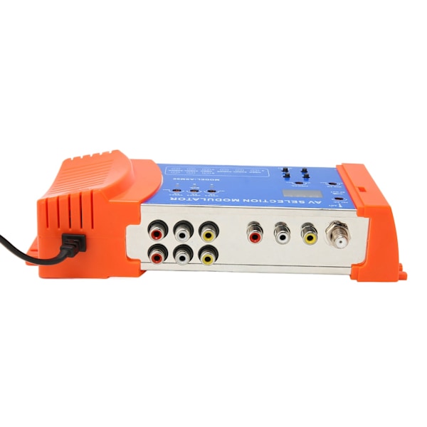 AV-valintamodulaattori Professional PAL NTSC -standardi VHF UHF RF -modulaattori kotitelevisiolle 100–240 V EU-pistoke