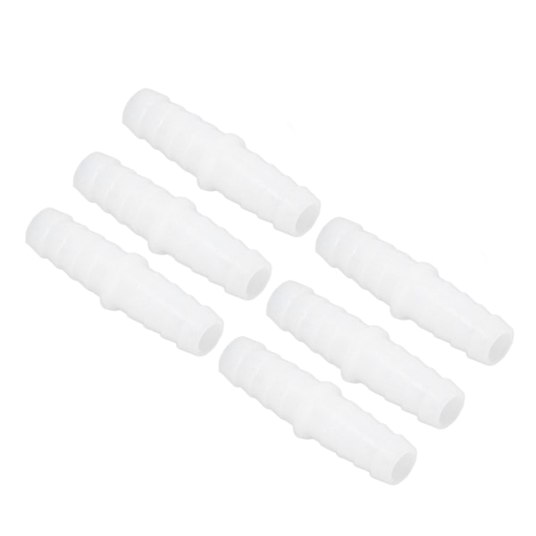 10 st Plastslang Hulling Fitting Rak Lika hullingar Skarvar Mender Joint Union Adapter 9-9mm