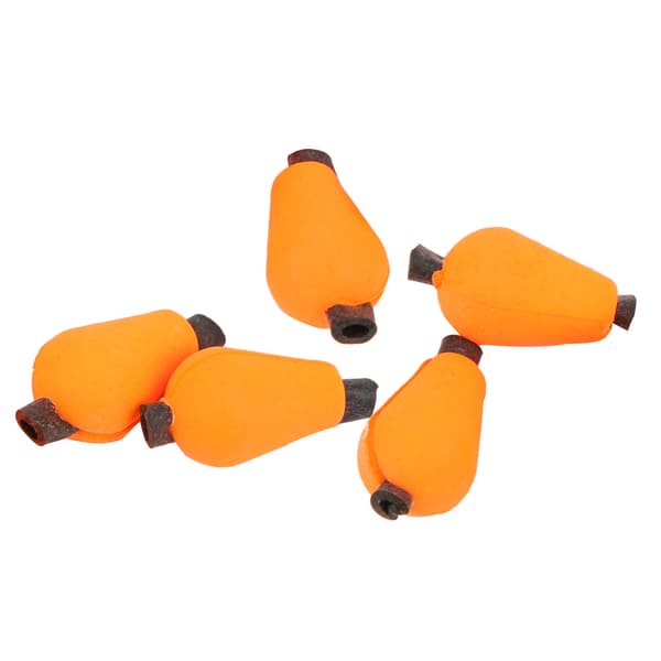 5 stk/sæt Float Foam Tear Drop Strike Indicator Fiskeflue Tilbehør Grej Fiskeri Orange