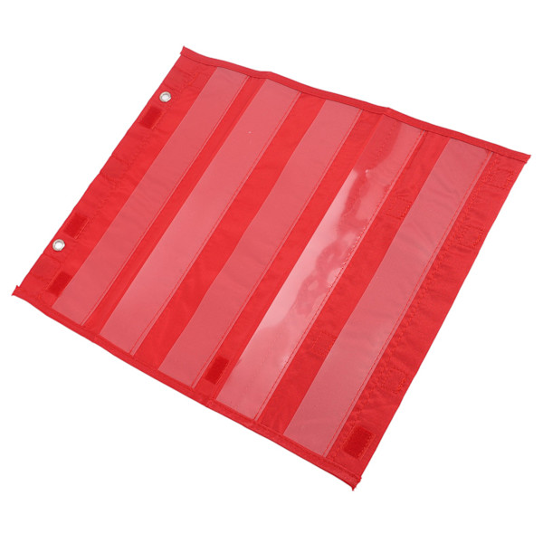 Magnetisk lommediagram 5 rader Transparent diagram Lommediagram for hjemmeundervisning klasseromsaktiviteter Rød