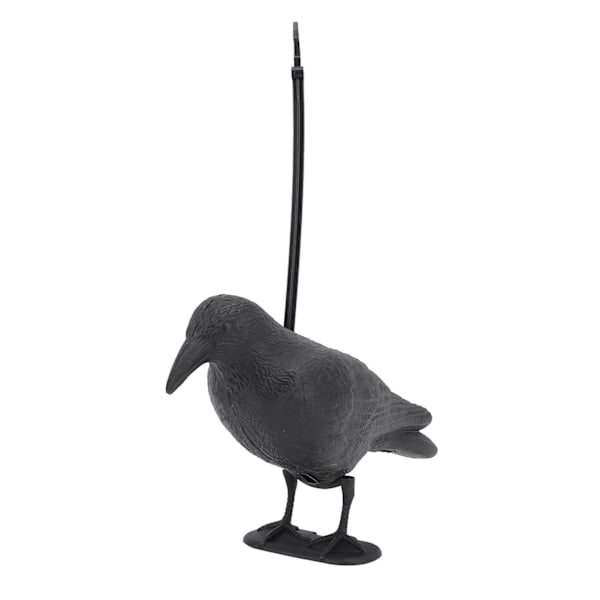 Kråke Lokkefugl Bueskyting Målskive PE 3D Stående Kråke Statue Realistisk Trening Bow Decoy for Utendørs Skyting Jakt Hagedekorasjon