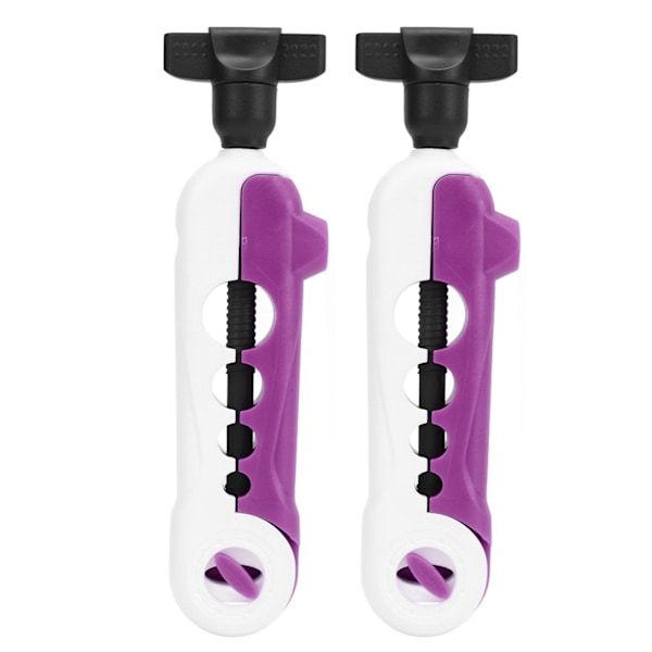 2 st Mini Spolspole för Fiske, Bärbar Justerbar Fiske Linje Spolspole Fiske Linje Vindmaskin Mini Spolspole Rulle Tillbehör Vit Lila