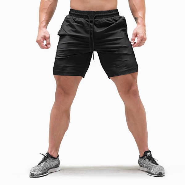 Gym Fitness Shorts for menn Hurtigtørkende treningsshorts Korte løpebukser