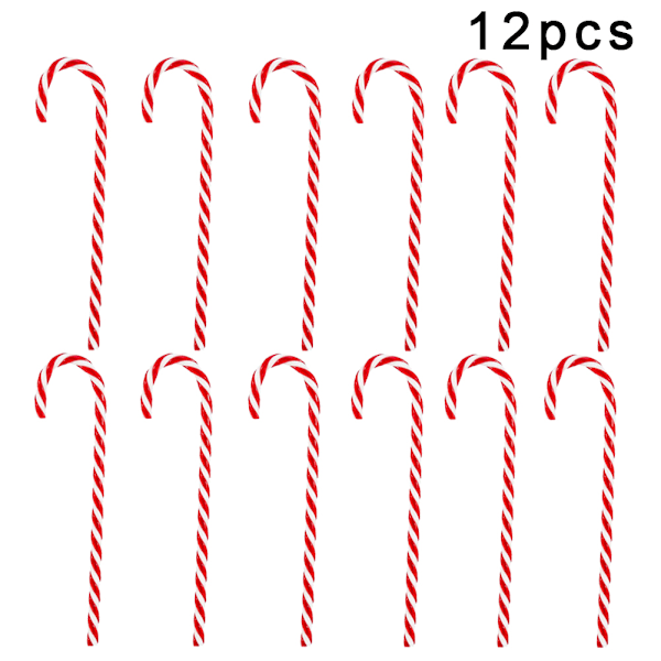 12 kpl 15 cm joulumakeisrööriä Xmas-puun riippuva koristelu