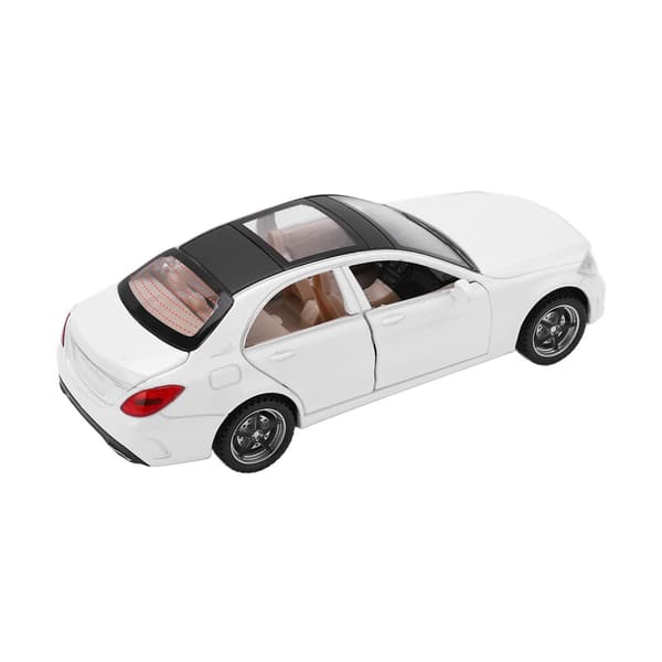 1/32 Legering Die-Cast Model Biler Træk Tilbage Legetøjsbil med Lyd og Lys til Drenge og Piger Gave Hvid