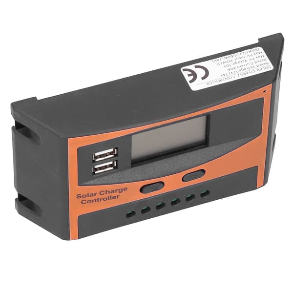 【NX】12V/24V Solar Charge Controller IP32 Vandtæt Højeffektiv PWM Solar Power Controller 60A