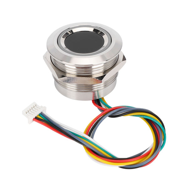 R503 Circular Capacitive Fingerprint Identification Module med 2-färgad ringindikatorlampa