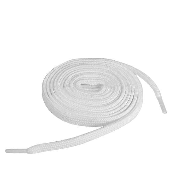 Flade snørebånd, polyesterfiber, slidstærke, flere farver, flere længder, til sneakers, passer til drenge piger mænd kvinder, 2 par