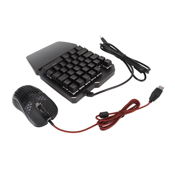 Tastaturkonverter Sæt Plug and Play Enhånds Spil Tastatur og Mus Combo med Konverter til PS5 til Switch
