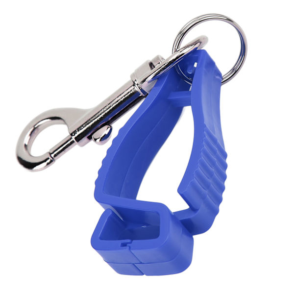 Multifunktionel Handske-Klemmeholder Anti-Lost Portable Grabber Catcher Sikkerhedsarbejdsværktøj Blå