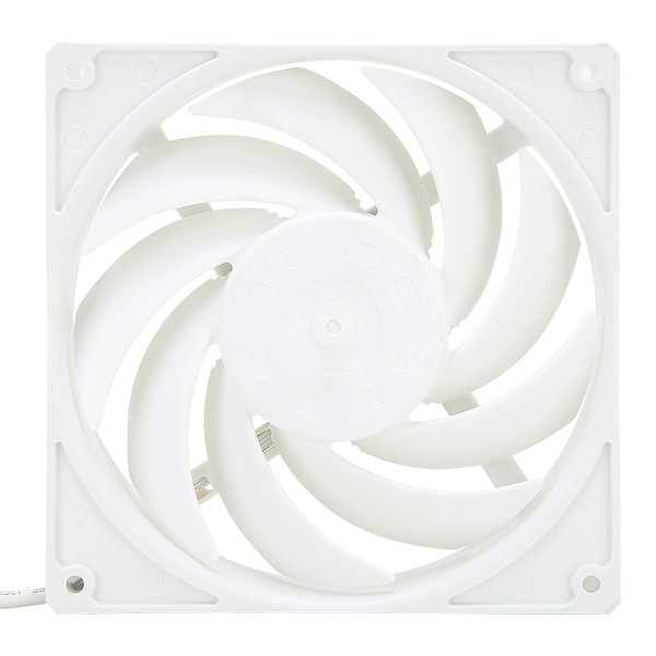 【NX】F140 Computer CPU Cool Køleventilator 14cm Støjsvag Stationær Computer Køler Ventilator Hvid
