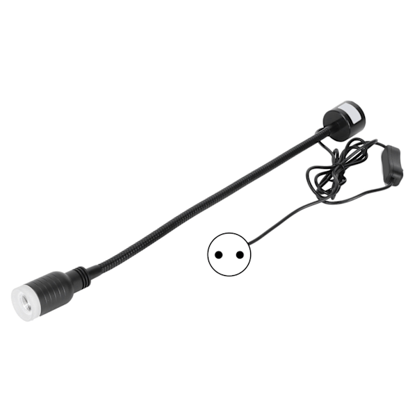 LED universell justerbar verktøylampe 5W arbeidslampe med magnetisk base for vedlikehold EU-kontakt 110‑220V