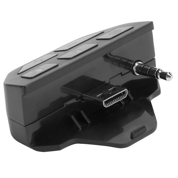 Hodetelefonadapter Kontroller Lydadapter Hodetelefonkonverterer for Xbox One Trådløs Gamepad Svart