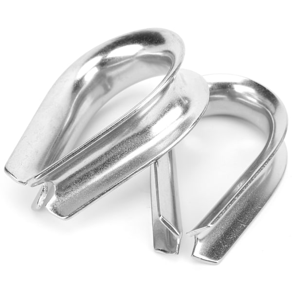 16MM marintråd Rustfrie stålklemmer Kabel Beskyttelsesring Fingerbølsklemmer