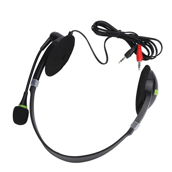 SY440MV Headset med kabel 3,5 mm/USB Kundtjänst Over Ear-hörlurar med brusreducerande mikrofon 3,5 mm