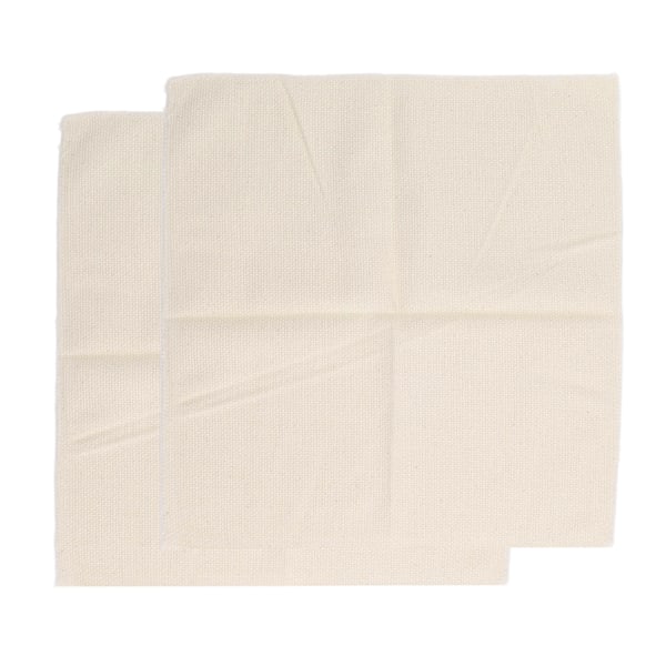 2 stk. Monk's Cloth Stor Overlock Tufting Stoff Primær Monk's Cloth for DIY Teppe Punch Tufting Gun 36x34.7cm