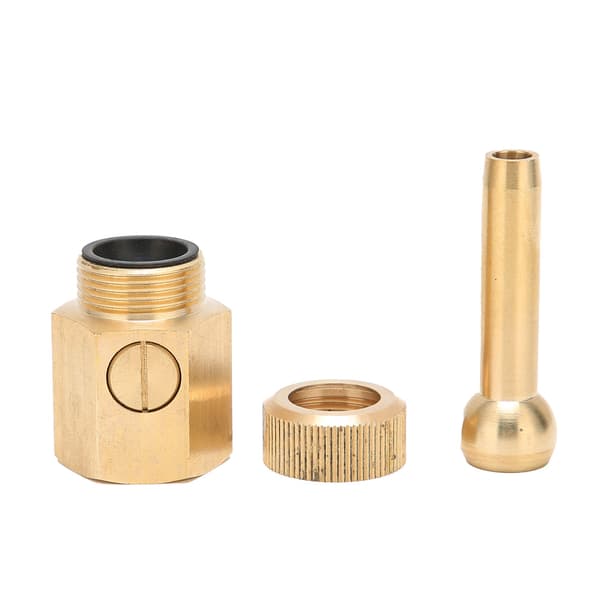 Indvendig springvandsdyse Messing Justerbart vandsprøjtehoved med ventil Kompatibel med Pond3/4 25mm